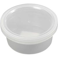 Creativ Company Plastic potje met deksel, h: 38 mm, d 84 mm, 125 ml, 20 stuk/ 1 doos - thumbnail