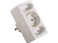 AS Schwabe 49111 Stopcontactsplitter Wit - thumbnail