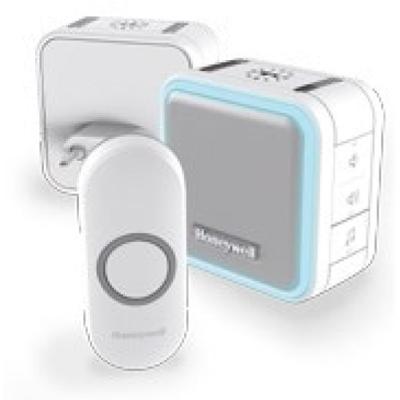Honeywell Draadloze draagbare en plug-in deurbel - Wit