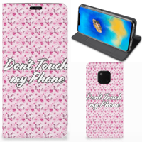 Huawei Mate 20 Pro Design Case Flowers Pink DTMP - thumbnail