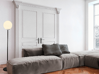 Staande lamp LICK 1 lamp zwart