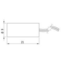 Picotronic Lasermodule Punt Rood 1 mW DI650-1-3(9x21)-F1000-AP - thumbnail