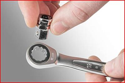 KS Tools 503.4266 Ring-steeksleutelset Sleutelbreedte (metrisch) 19 mm