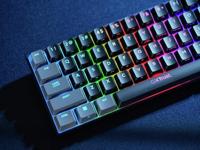 Trust gxt 867 acira 60% mini mechanisch gaming toetsenbord (zwart, us lay-out (qwerty), outemu red, 60%, rgb) - thumbnail