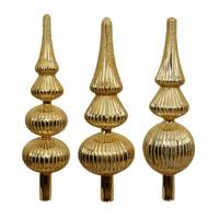 Piek glas L7,2b7,2h31 cm goud a3 Decoris - Decoris - thumbnail