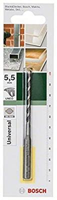 Bosch Accessories Bosch Power Tools 2609256912 Carbide Multifunctionele boor 5.5 mm Gezamenlijke lengte 100 mm SDS-Quick 1 stuk(s)