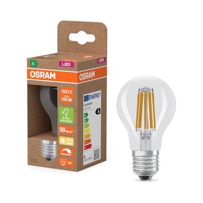 OSRAM HOMELIGHTING 4099854478215 LED-lamp Energielabel A (A - G) E27 7.2 W Warmwit (Ø x h) 60.00 mm x 60.00 mm 1 stuk(s)