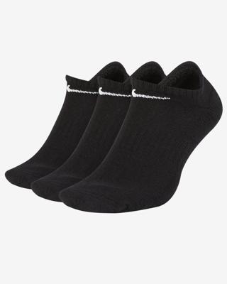 NIKE EVERYDAY CUSHIONED NO-SHOW SOCKS 3-PACK