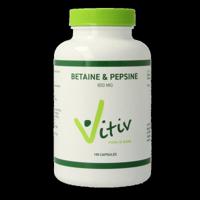 Vitiv Betaine HCL & pepsine 100 Capsules - thumbnail