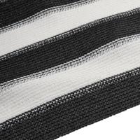 Privacynet 75 g/m 1,5x25 m HDPE antracietkleurig en wit - thumbnail
