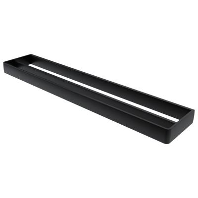Handdoekhouder Dubbel Haceka Aline Black 60,8x3,5 cm Aluminium Mat Zwart Haceka