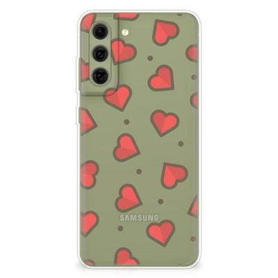 Samsung Galaxy S21FE | TPU bumper | Hearts