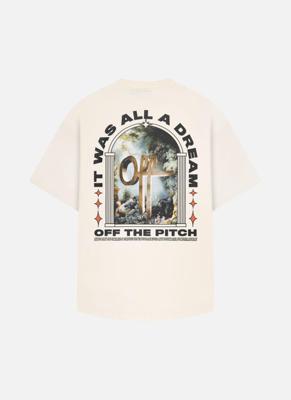 Off The Pitch Passage T-Shirt Heren Gebroken Wit - Maat XL - Kleur: Gebroken Wit | Soccerfanshop
