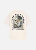 Off The Pitch Passage T-Shirt Heren Gebroken Wit - Maat XL - Kleur: Gebroken Wit | Soccerfanshop - thumbnail