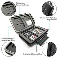 ICY BOX 60751 Geheugenkaart-cover SD-kaart, microSD-kaart, CFast-kaart Zwart/grijs - thumbnail