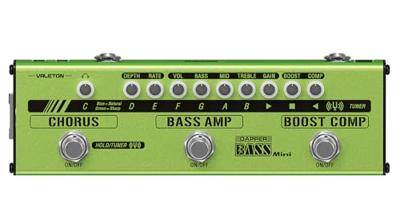 Valeton Dapper Bass Mini multi-effect voor basgitaar