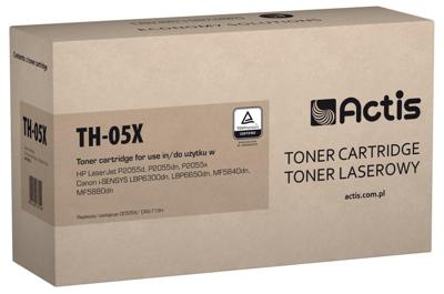 Actis TH-05X toner voor HP, Canon printers, Vervanging HP 05X CE505X, Canon CRG-719H; Standaard; 6500 pagina's; zwart Actis TH-05X toner voor HP, Canon printers, Vervanging HP 05X CE505X, Canon CRG-719H; Standaard; 6500 pagina's; zwart