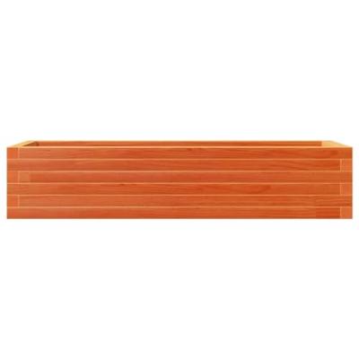 Plantenbak 110x40x23 cm massief grenenhout wasbruin