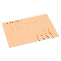 Vouwmap Secolor A4 100% gerecycled karton 250gr beige | 25 stuks - thumbnail