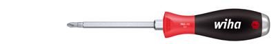 Wiha Kreuzschl.-Schraubendreher StK PH Gr.1x80mm 6k-K SoftFinish 03237 Werkplaats Kruiskop schroevendraaier PH 1 Koplengte: 106 mm DIN ISO 8764
