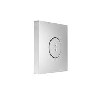 Bodyjet Hotbath Twist Inbouw Massage Vierkant 8x8 cm Geborsteld Nikkel - thumbnail