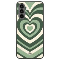 Samsung Galaxy A26 hoesje - Hart swirl groen - thumbnail