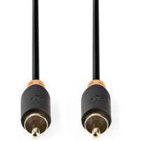 Digitale Audiokabel | RCA male - RCA male | 1,0 m | Antraciet - thumbnail