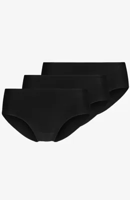 Chantelle 3-pack Soft stretch hipster - Naadloze shorts - Dames hipster naadloos - Katoenen kruisje