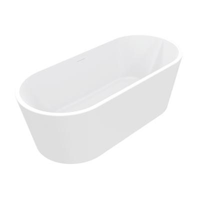 Libero vrijstaand ligbad 178 x 80 cm acryl mat wit met waste mat wit Libero vrijstaand ligbad 178 x 80 cm acryl mat wit met waste mat wit