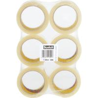 Scotch geluidsarme verpakkingstape, ft 50 mm x 66 m, transparant, pak van 6 rollen - thumbnail