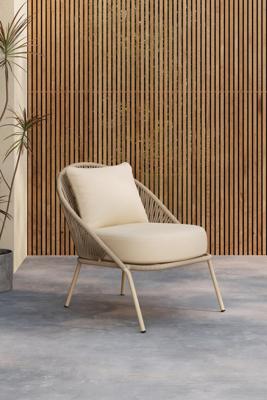 Nohr Loungestoel 'Karlene' kleur Beige