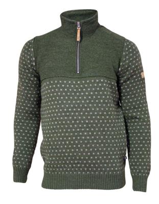 Ivanhoe Sverre Half Zip Trui Heren Loden Green L