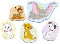 Set met 5 puzzels van 3 tot 5 stukjes Disney® Animals 2 EDUCA blauw - thumbnail
