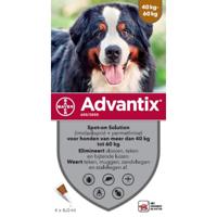 Advantix 600/3000 voor honden van 40 tot 60 kg 2 x 6 pipetten - thumbnail