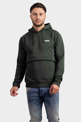 EA7 Emporio Armani Ventus7 Hoodie Heren Groen - Maat XS - Kleur: Groen | Soccerfanshop