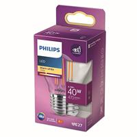 Philips LED 76317600 LED-lamp Energielabel F (A - G) E27 Kogel 4.3 W = 40 W Warmwit (Ø x l) 4.5 cm x 8 cm 1 stuk(s) - thumbnail