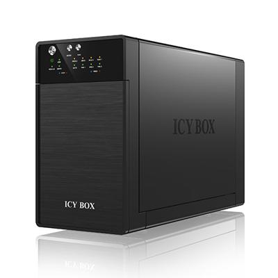ICY BOX 20621 3,5 harde schijf behuizing 3.5 inch USB-A 3.2 Gen 1, eSATA