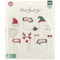 Photobooth Accessoires Holly Jolly Christmas (12st) - thumbnail