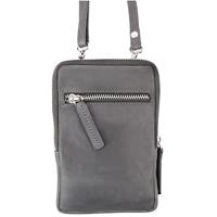 Pride and Soul JU-47265 Schoudertas . LORIS Grijs Leer - thumbnail