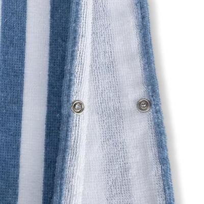 Swim Essentials Strandponcho Blauw Wit Luipaard