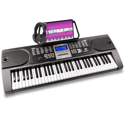 MAX KB1 beginners keyboard met 61 toetsen inclusief hoofdtelefoon MAX KB1 beginners keyboard met 61 toetsen inclusief hoofdtelefoon