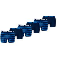 Puma Boxershorts Everyday Heritage Stripe 6-pack True Blue Combo-L - thumbnail
