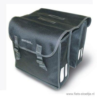 Basil B.V. Dubbele fietstas basil mara 26 liter 33 x 11 x 30 cm - zwart