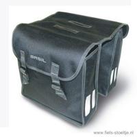 BASIL Dubbele fietstas mara 26 liter 33 x 11 x 30 cm - zwart - thumbnail