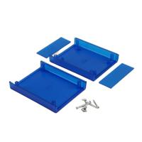 Hammond Electronics 1593BBTBU Universele behuizing 95 x 76 x 30 ABS kunststof Blauw (transparant) 1 stuk(s) - thumbnail