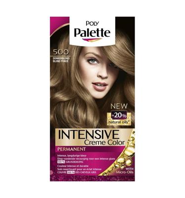 Schwarzkopf Schwarzkopf Poly Palette 500 Donkerblond Haarkleuring