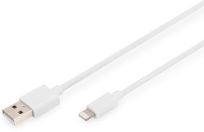 Digitus Mobiele telefoon, Apple iPad/iPhone/iPod, Computer, Laptop Laadkabel [1x USB-A - 1x Lightning] 2 m USB-A, Apple Lightning