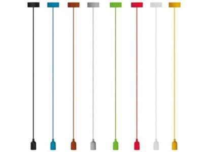 Design lamphouder met textielkabel zwart Velleman - Velleman Design lamphouder met textielkabel zwart Velleman - Velleman