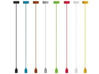 Design lamphouder met textielkabel rood Velleman - Velleman - thumbnail