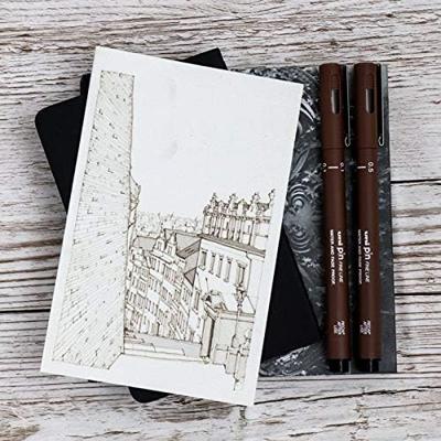Uni Pin fineliner, ronde punt, 0,3 mm, zwart